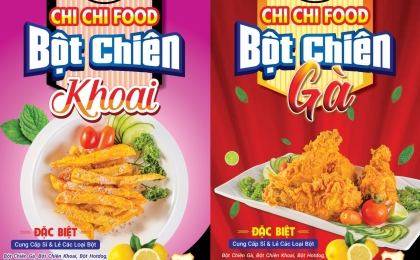 Cung cấp sỉ bột chiên khoai, bột chiên gà tại TPHCM và các tỉnh thành trong cả nước